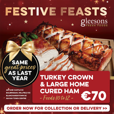 Medium Hamper - Turkey Crown & Large Home Cured Ham: Feeds 10-12