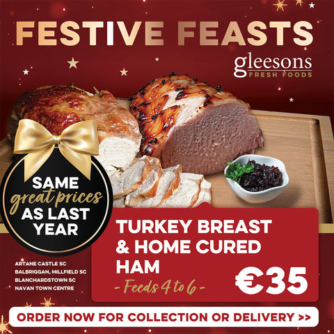 Small Hamper - Turkey Breast & Home Cured Ham: Feeds 4-6 people